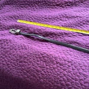 Elegant Black Leather Belt